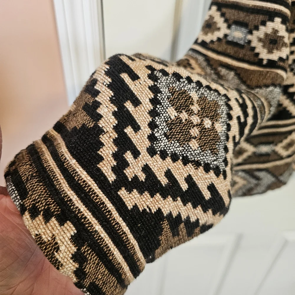 Chico's Vintage Southwestern Tapestry Button Down Jacket Blazor - Picture 4 of 7